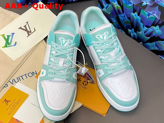 LV Trainer Sneaker Vert 1A8KBJ Replica