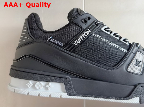 LV Trainer Sneaker in Black Mix of Materials 1ADEW2 Replica