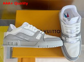 LV Trainer Sneaker in Gray Mix of Technical Materials 1AD6TY Replica