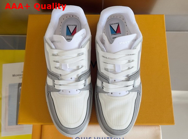 LV Trainer Sneaker in Gray Mix of Technical Materials 1AD6TY Replica