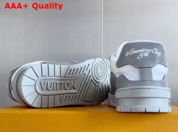 LV Trainer Sneaker in Gray Mix of Technical Materials 1AD6TY Replica