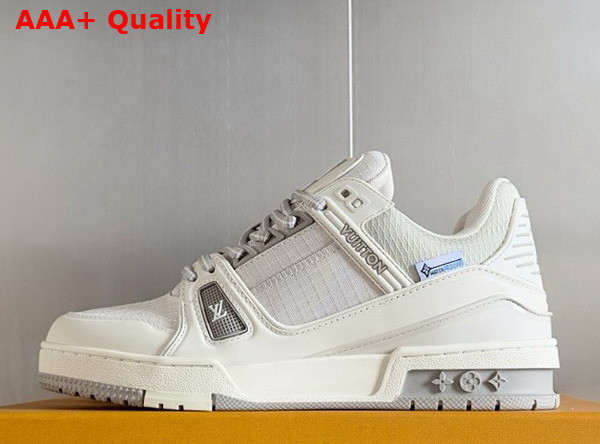 LV Trainer Sneaker in Grey Mix of Materials 1ADEWM Replica