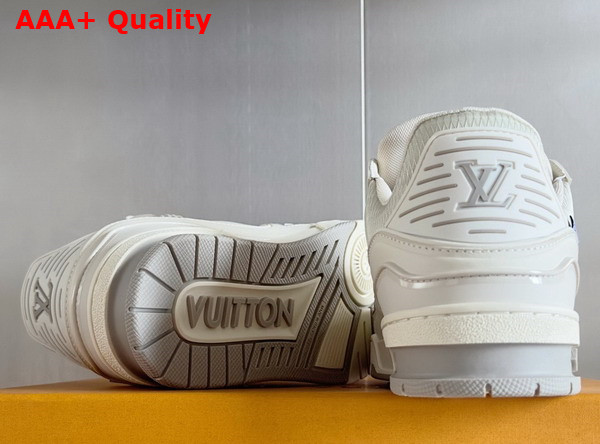 LV Trainer Sneaker in Grey Mix of Materials 1ADEWM Replica