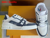 LV Trainer Sneaker in Navy Blue Mix of Technical Materials 1AD6TE Replica