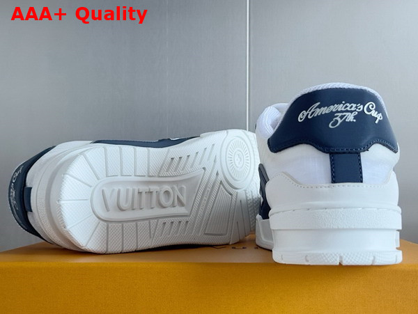 LV Trainer Sneaker in Navy Blue Mix of Technical Materials 1AD6TE Replica