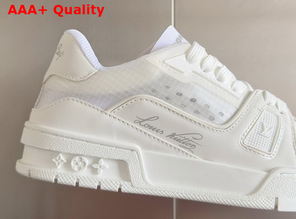 LV Trainer Sneaker in White Mix of Technical Materials 1AD6T4 Replica