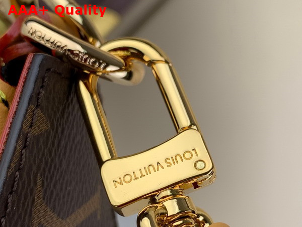 LV Twinny Handbag in Monogram Coated Canvas and Natural Cowhide Leather Trim Replica