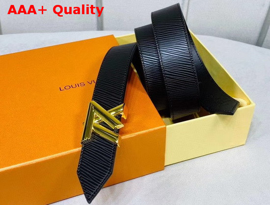 LV Twist 30mm Belt Black Epi Calf Leather Strap with Calf Leather Lining M9360U Replica