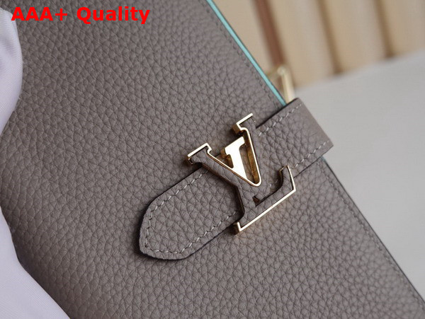 LV Vertical Wallet Capucines Galet M81367 Replica