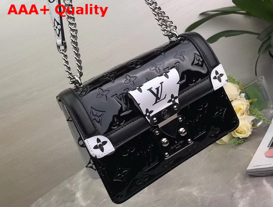 LV Wynwood Black Embossed Monogram Vernis Patent Cowhide M90445 Replica