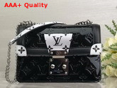 LV Wynwood Black Embossed Monogram Vernis Patent Cowhide M90445 Replica