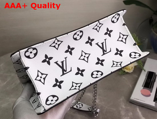 LV Wynwood Cream Embossed Monogram Vernis Patent Cowhide M90442 Replica