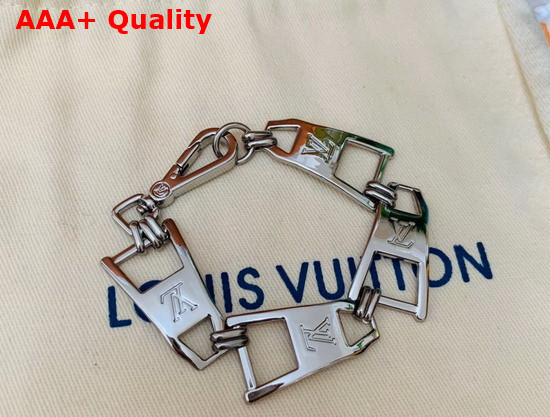 LV Zip Bracelet Silver Color Hardware MP3015 Replica