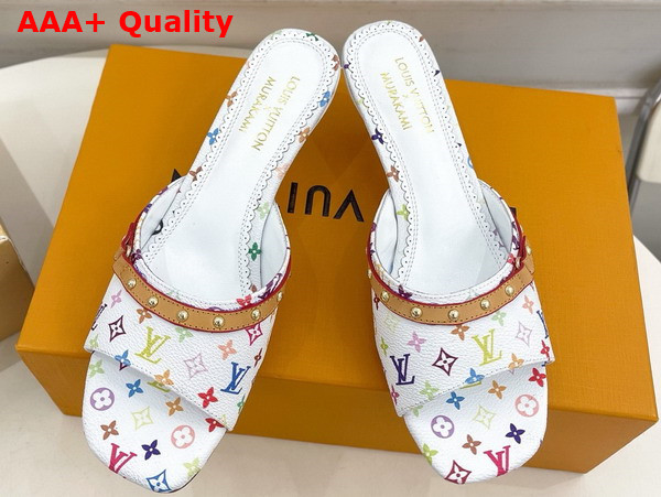 LV x TM 6am Mule in Multicolored Monogram Coated Canvas 1AGWTE Replica