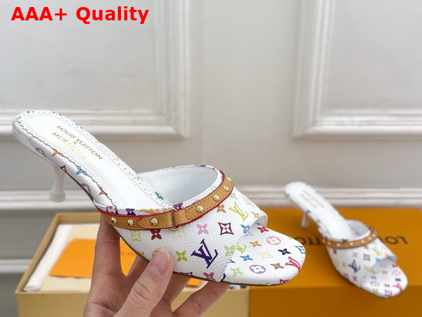 LV x TM 6am Mule in Multicolored Monogram Coated Canvas 1AGWTE Replica