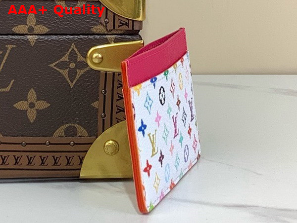 LV x TM Card Holder in Multicolored Monogram Coated Canvas M13403 Replica