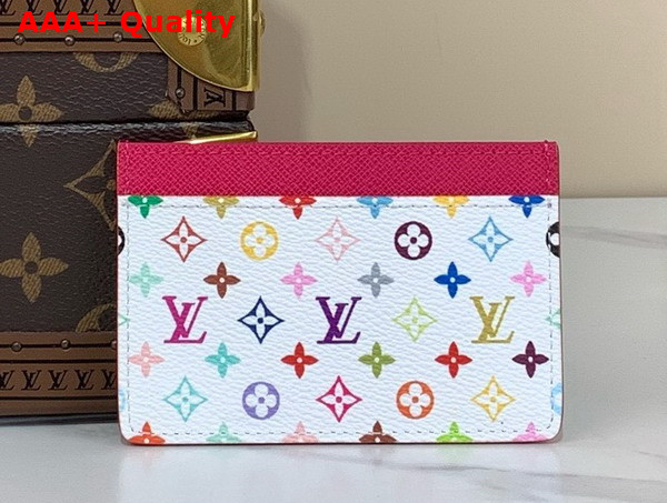 LV x TM Card Holder in Multicolored Monogram Coated Canvas M13403 Replica