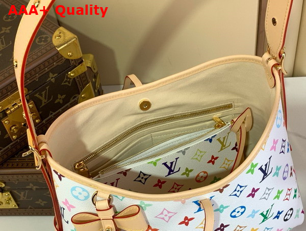 LV x TM Carryall PM Handbag in Multicolored Monogram Coated Canvas M13661 Replica