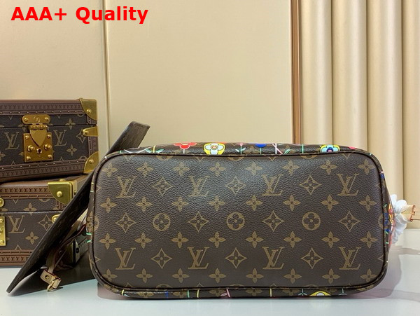 LV x TM Neverfull MM Handbag in Monogram Coated Canvas M13271 Replica