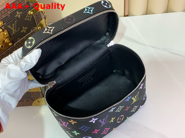 LV x TM Nice Mini Toiletry Bag in Black Multicolored Monogram Coated Canvas M13747 Replica