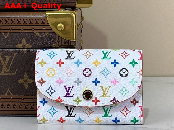 LV x TM Rosalie Coin Purse in Multicolored Monogram Coated Canvas M13399 Replica