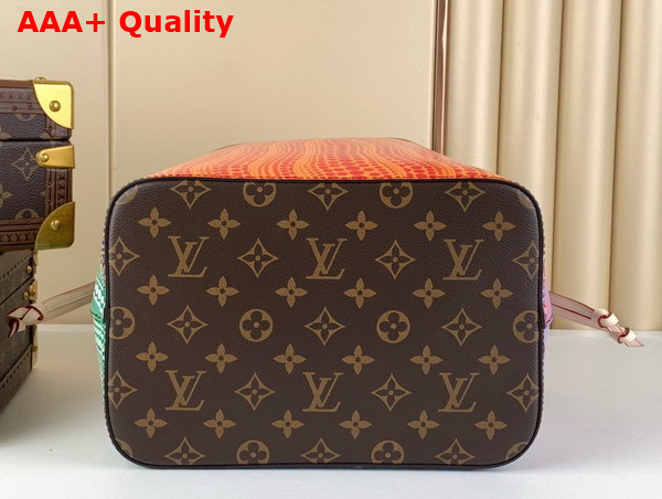 LV x YK Neonoe MM Monogram Coated Canvas with Pumpkin Print M46473 Replica