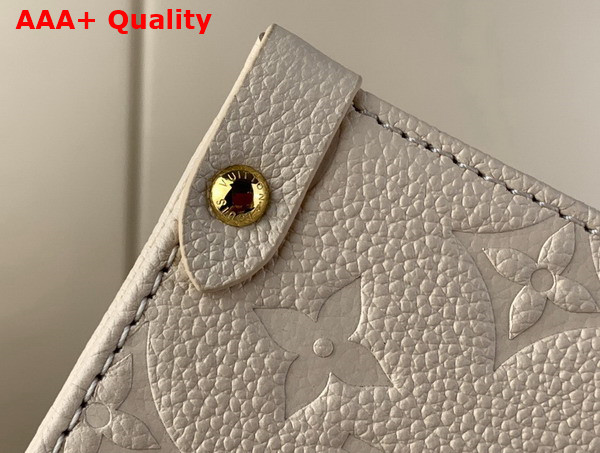 LV x YK Onthego MM Quartz Embossed Grained Monogram Empreinte Cowhide Leather with Flower Marquetry M46416 Replica