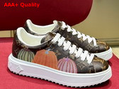 LV x YK Time Out Sneaker in Monogram Canvas and Pumpkins 1ABD8H Replica