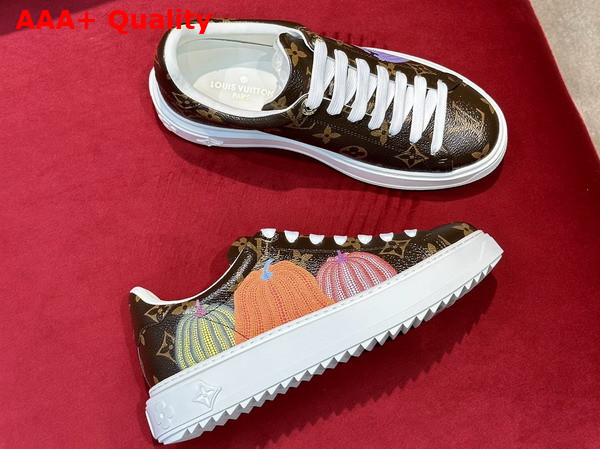 LV x YK Time Out Sneaker in Monogram Canvas and Pumpkins 1ABD8H Replica