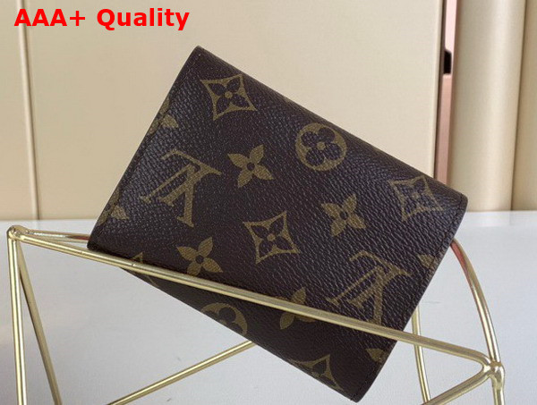 LV x YK Victorine Wallet Monogram Coated Canvas with Pumpkin Print M82111 Replica