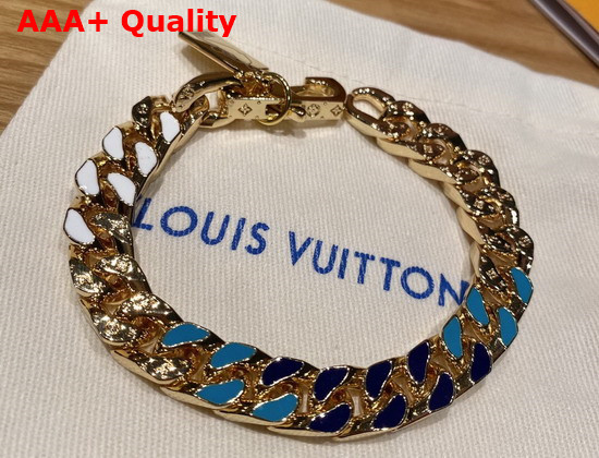 LVXNBA Chain Links Bracelet Gold Color Hardware MP3054 Replica