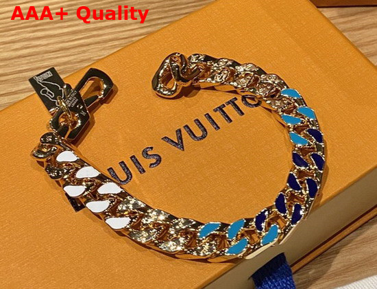 LVXNBA Chain Links Bracelet Gold Color Hardware MP3054 Replica