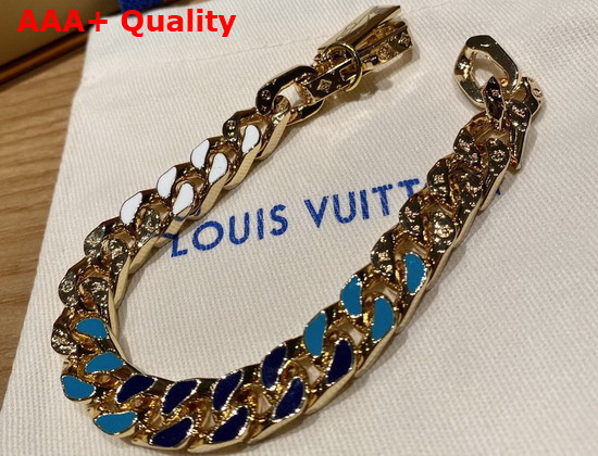 LVXNBA Chain Links Bracelet Gold Color Hardware MP3054 Replica