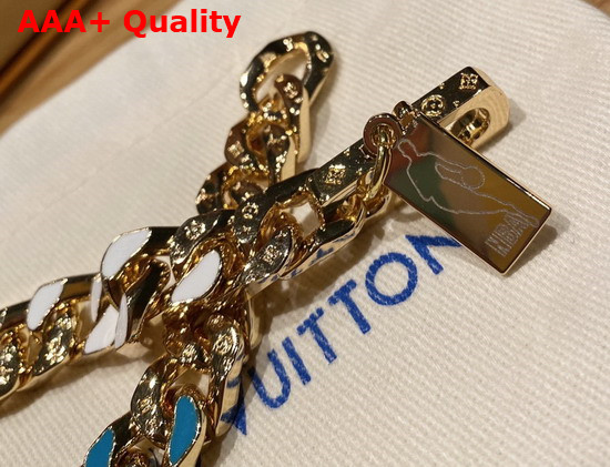 LVXNBA Chain Links Bracelet Gold Color Hardware MP3054 Replica