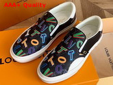 LVXNBA LV Ollie Slip On Sneaker Monogram Eclipse Canvas Replica