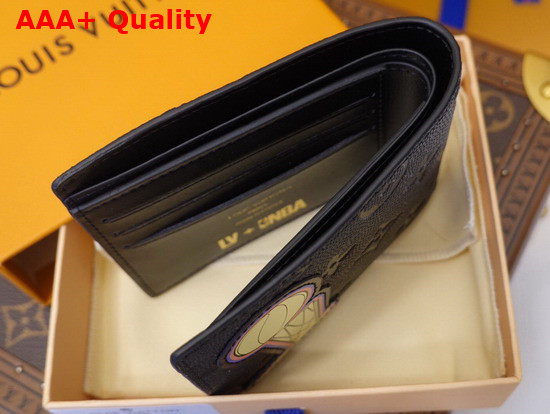 LVXNBA Multiple Wallet Black Cowhide Leather M80624 Replica