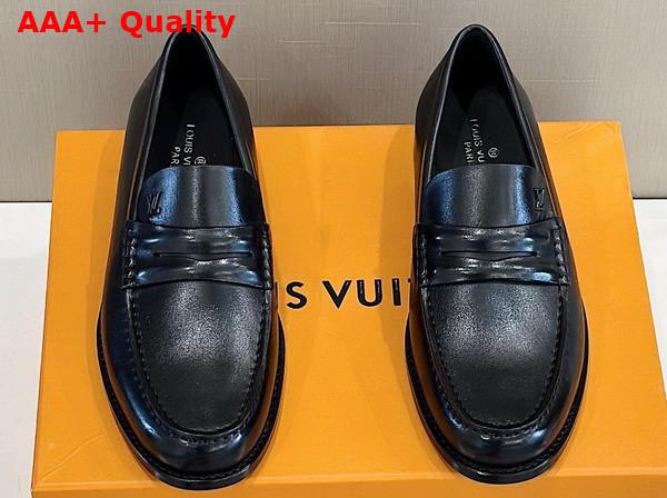 Louis Loafer in Black Calf Leather Replica