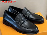 Louis Loafer in Black Calf Leather Replica