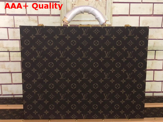 Louis Vuitton 18 Watch Case in Monogram Canvas Replica