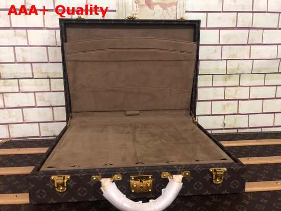 Louis Vuitton 18 Watch Case in Monogram Canvas Replica