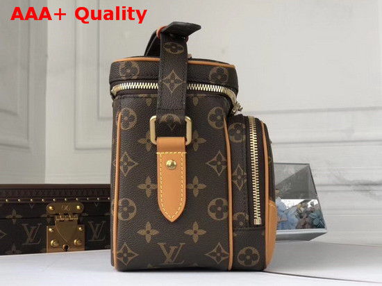 Louis Vuitton 2020 Fashion Show Camera Case in Monogram Canvas and Natural Leather Trim Replica