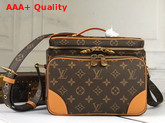 Louis Vuitton 2020 Fashion Show Camera Case in Monogram Canvas and Natural Leather Trim Replica