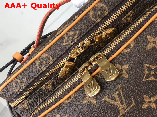 Louis Vuitton 2020 Fashion Show Camera Case in Monogram Canvas and Natural Leather Trim Replica