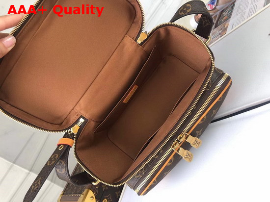 Louis Vuitton 2020 Fashion Show Camera Case in Monogram Canvas and Natural Leather Trim Replica