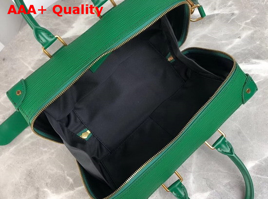 Louis Vuitton 2020 Spring Summer Mens Fashion Show Runway Bag in Green Epi Leather Replica