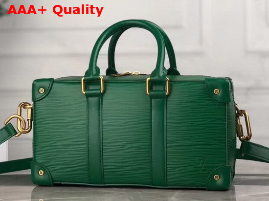 Louis Vuitton 2020 Spring Summer Mens Fashion Show Runway Bag in Green Epi Leather Replica