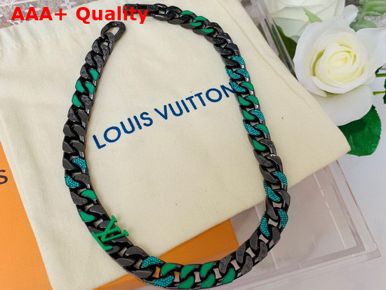 Louis Vuitton 2054 Chain Links Necklace Multicolor MP2853 Replica