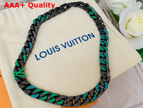 Louis Vuitton 2054 Chain Links Necklace Multicolor MP2853 Replica