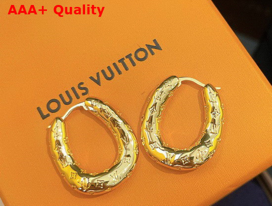 Louis Vuitton 2D Earrings Gold M00393 Replica