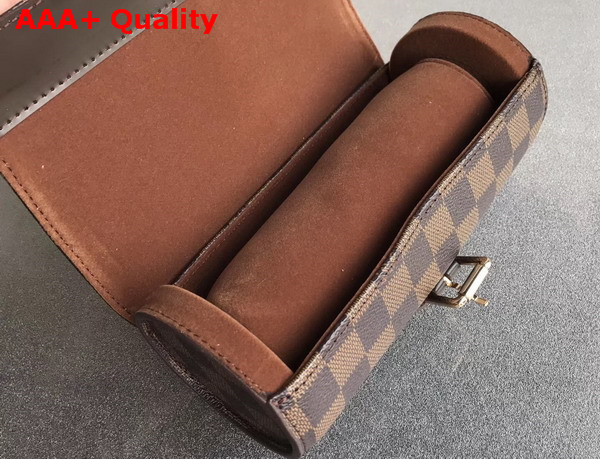 Louis Vuitton 3 Watch Case Damier Ebene Canvas Replica